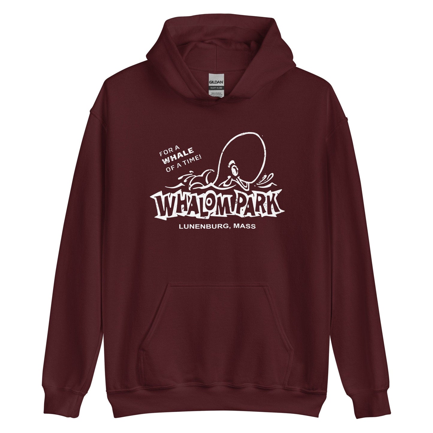 Whalom Park Hoodie - Lunenburg, MA | Retro 80s Amusement Park Sweatshirt