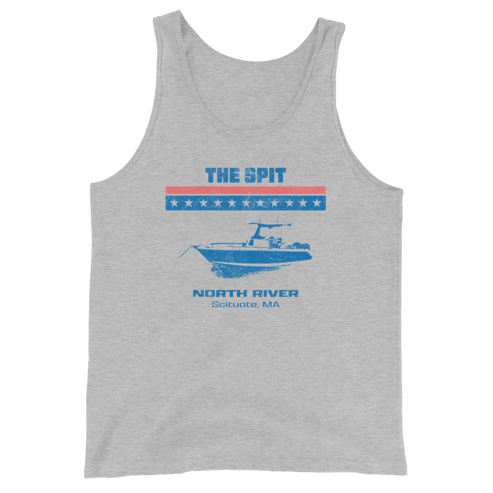 "The Spit" North River Tank Top - Scituate, MA | Mens Patriotic Tanktop