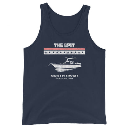 "The Spit" North River Tank Top - Scituate, MA | Mens Patriotic Tanktop