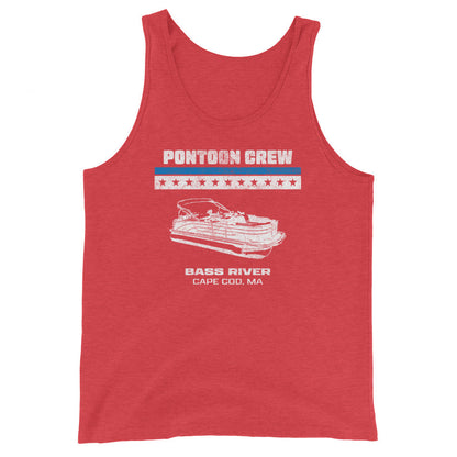 Bass River Pontoon Tank Top - Cape Cod, MA | Mens Patriotic TankTop