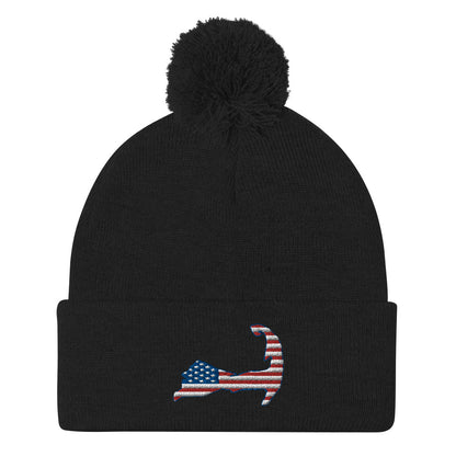 Cape Cod Patriotic American Flag Winter hat