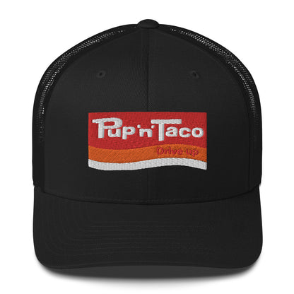 Pup 'n' Taco Hat - Retro 70s Vintage Fast Food Chain Snapback