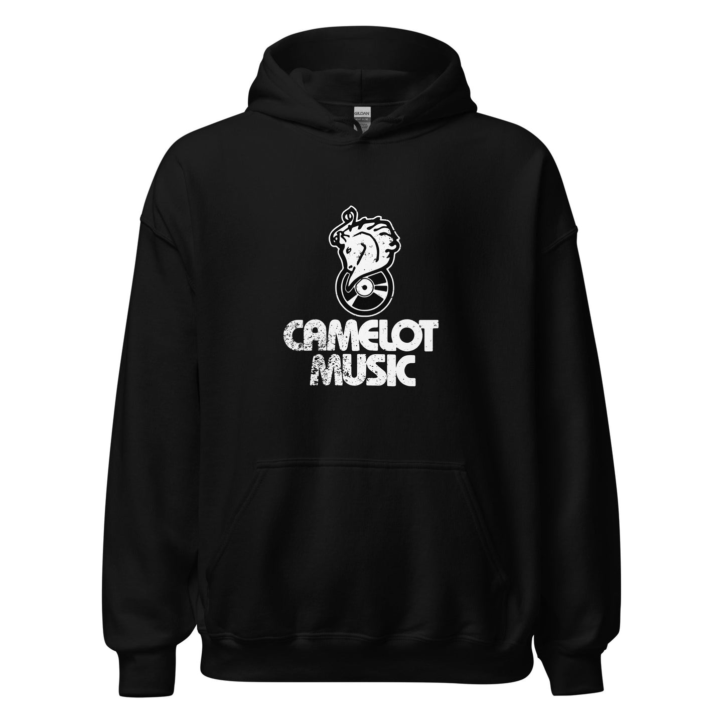 Camelot Music Hoodie - Vintage Retro Record Music Store Sweatshirt