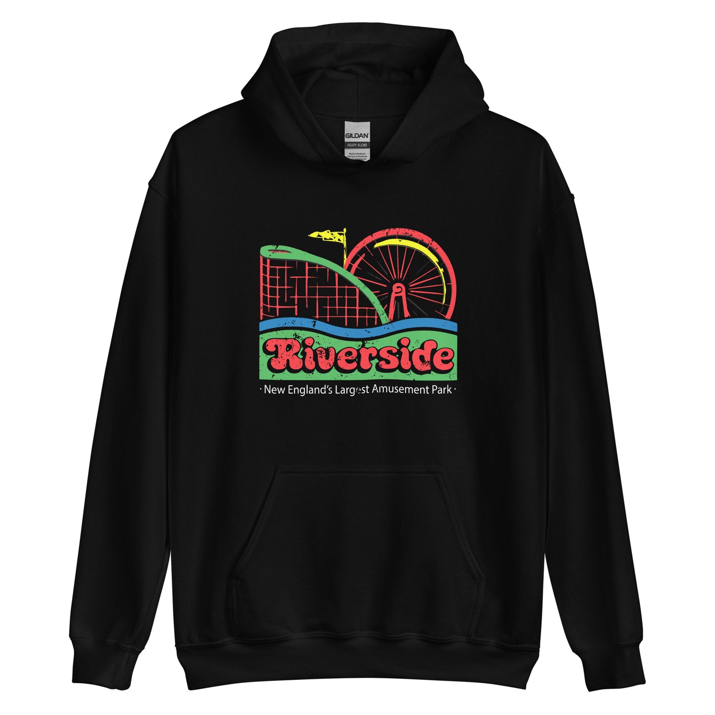 Riverside Amusement Park Hoodie - Agawam, MA | Vintage Graphic Sweatshirt