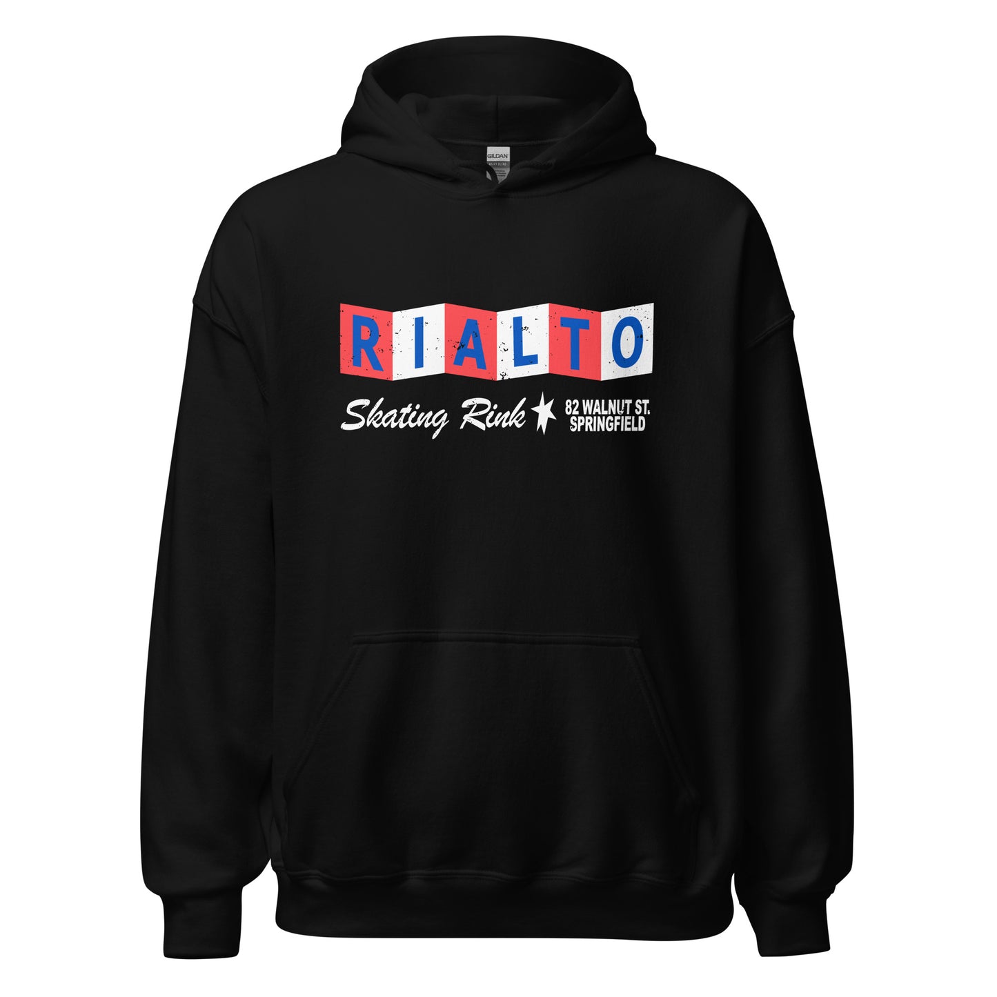 Rialto Skating Rink Retro Hoodie - Springfield, MA | Vintage Roller Skating Sweatshirt