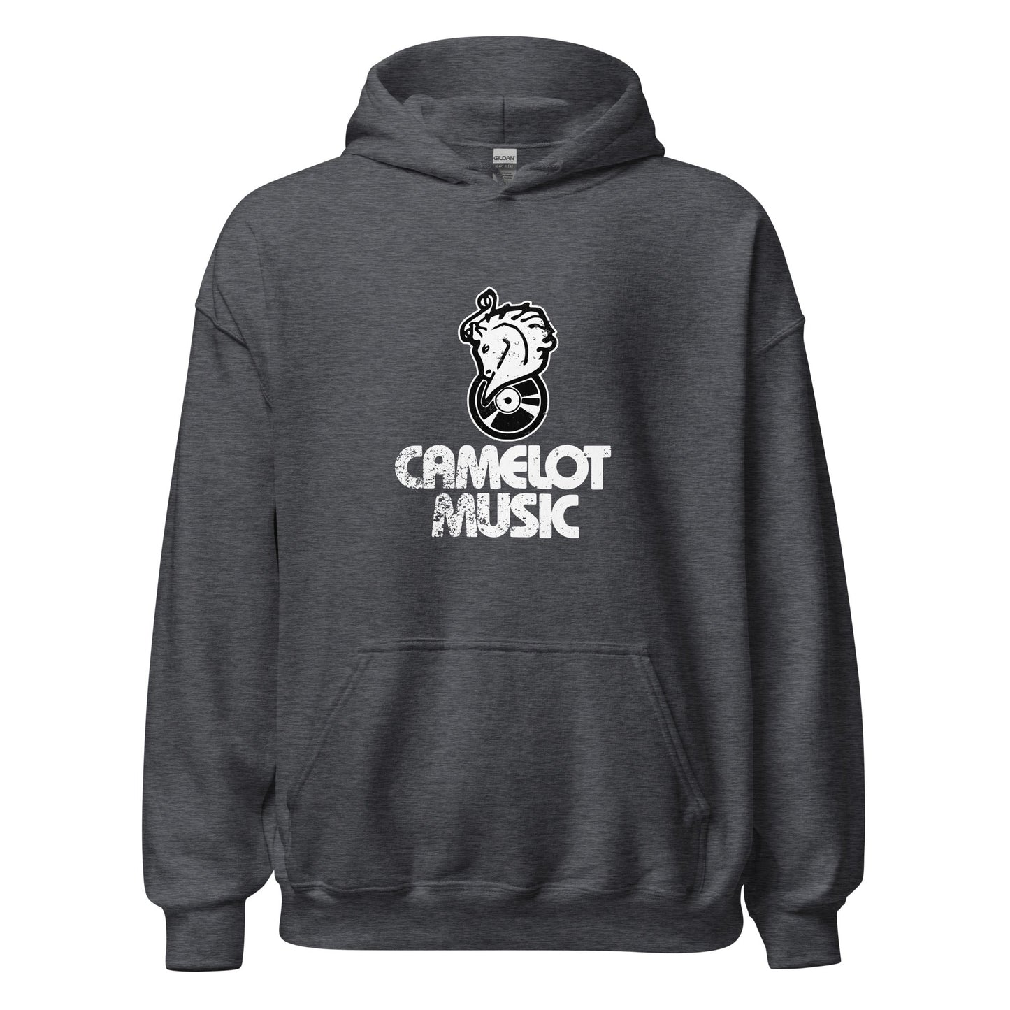 Camelot Music Hoodie - Vintage Retro Record Music Store Sweatshirt