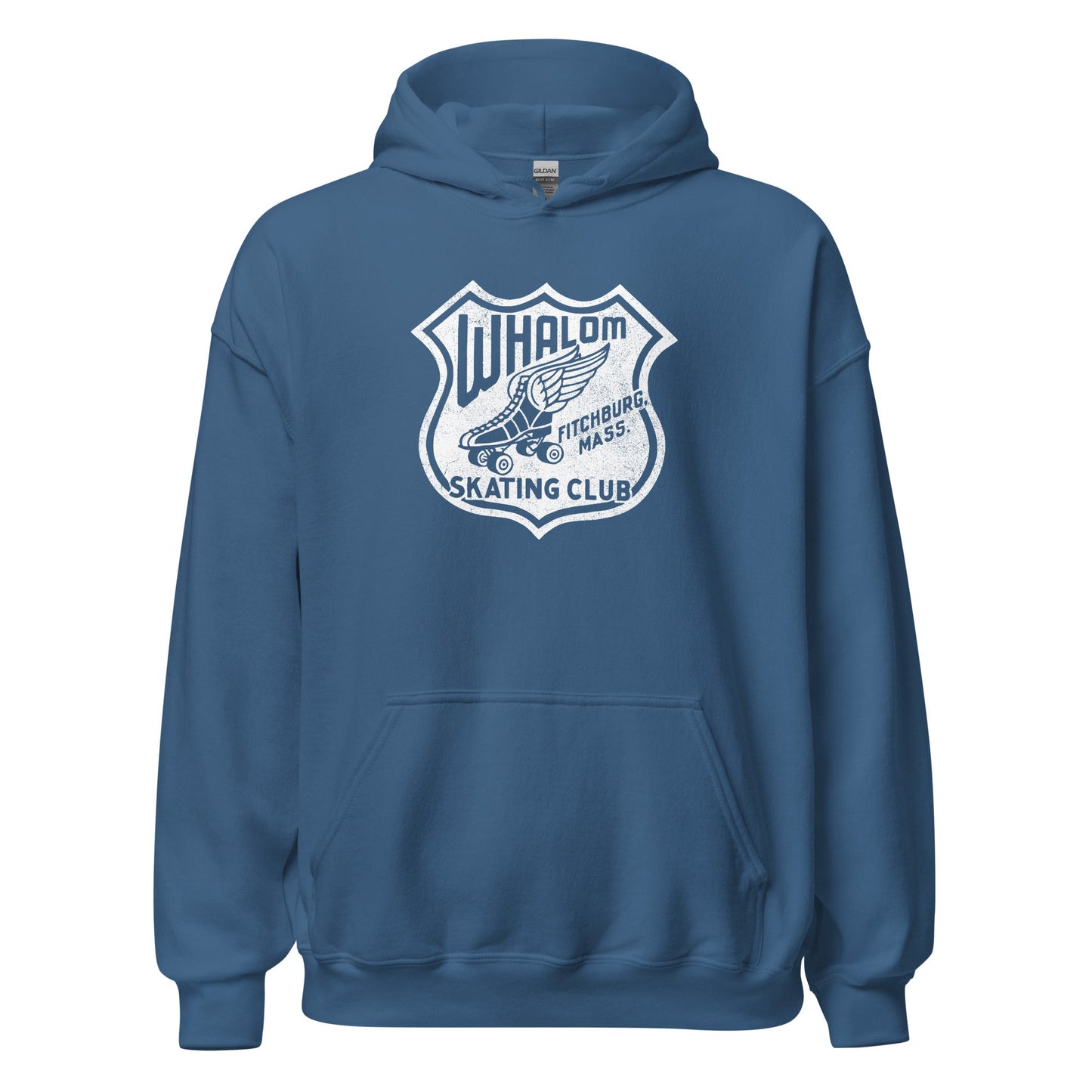 Whalom Skating Club Hoodie - Fitchburg, MA | Vintage Roller Skating Graphic Sweatshirt