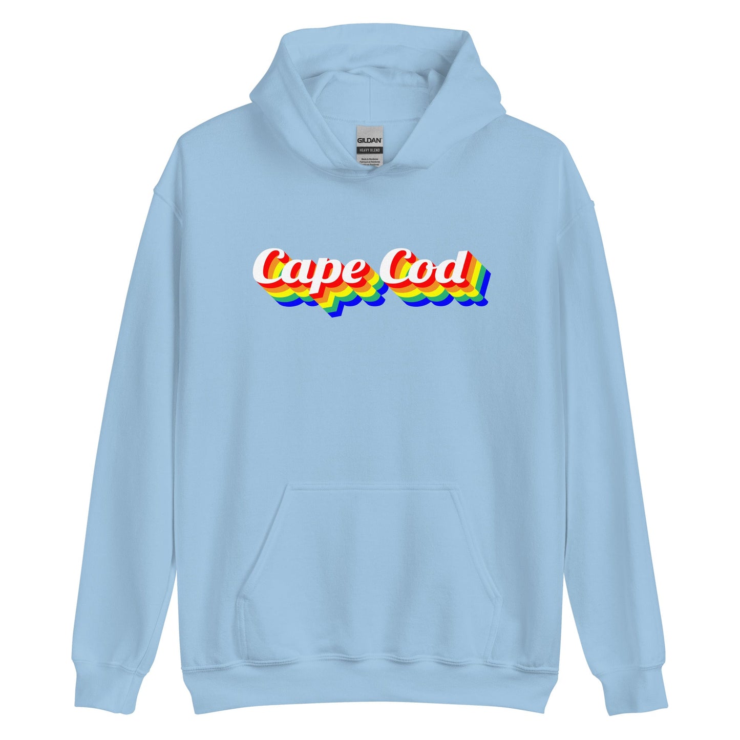 Cape Cod Rainbow Hoodie - Cape Cod, Massachusetts | Mens & Womens Sweathshirt