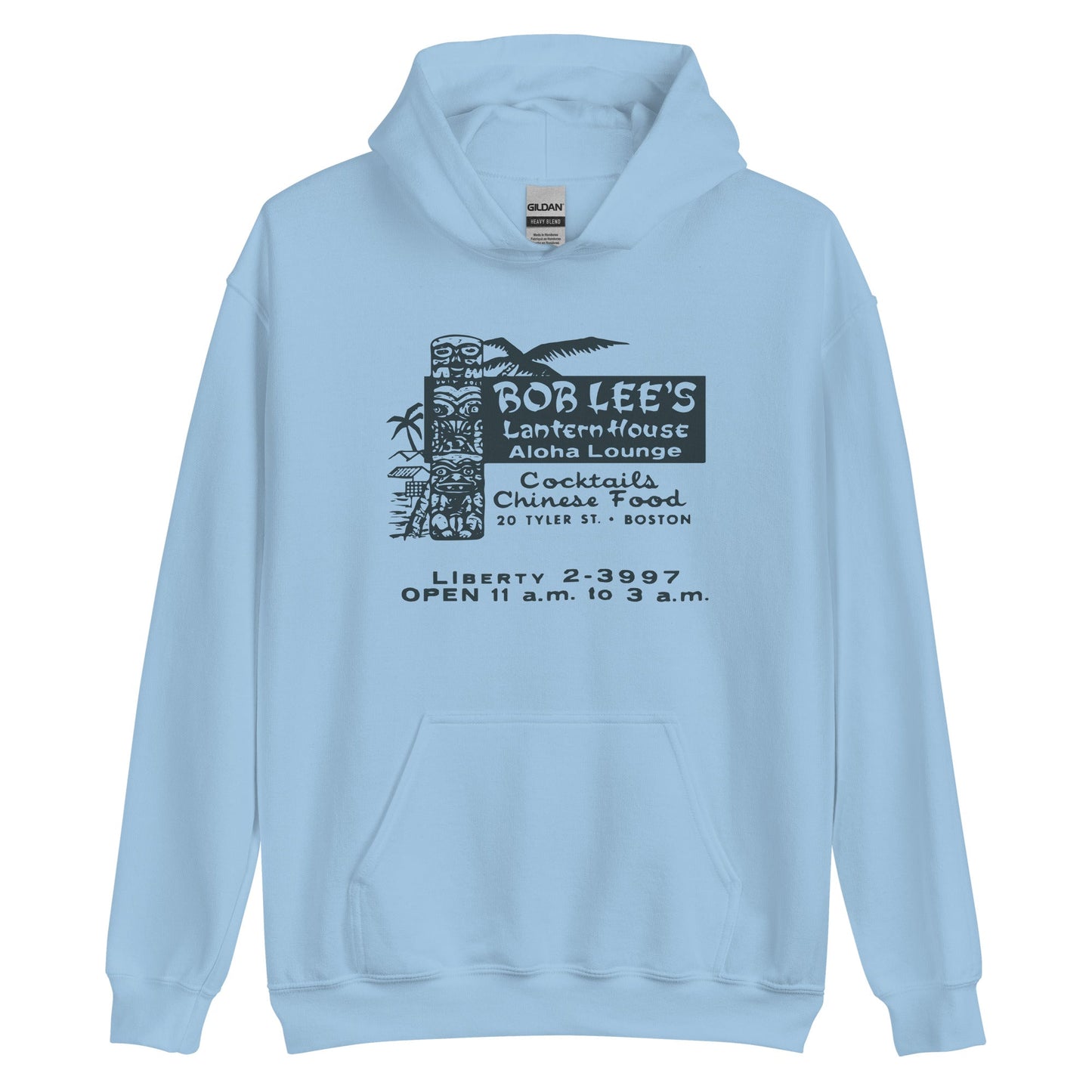 Bob Lee's Islander Hoodie - Boston, MA | Retro Tiki Bar Lounge Sweatshirt