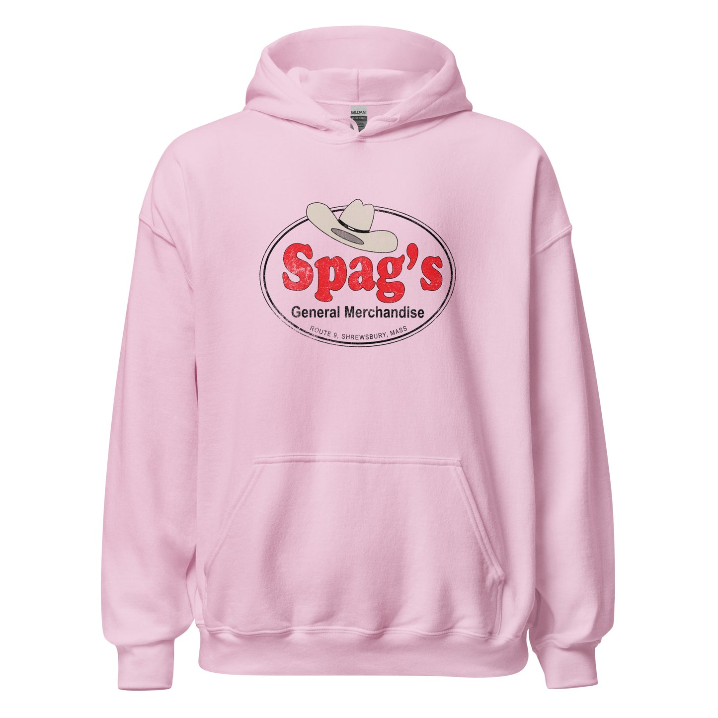 Spag's Hoodie - Shrewsbury, MA | Retro Vintage style Graphic Sweatshirt