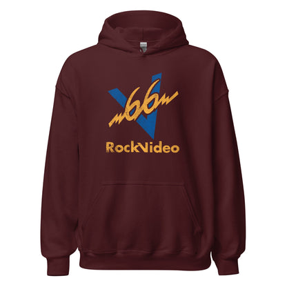 V66 Rock Video Hoodie - Vintage Boston Music Sweatshirt