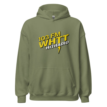 WHTT Hoodie - Old School Boston Rock Radio Vintage Sweatshirt