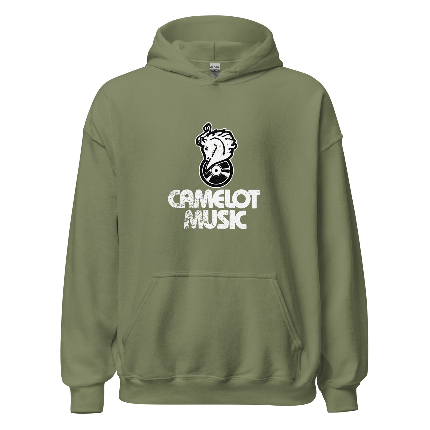 Camelot Music Hoodie - Vintage Retro Record Music Store Sweatshirt