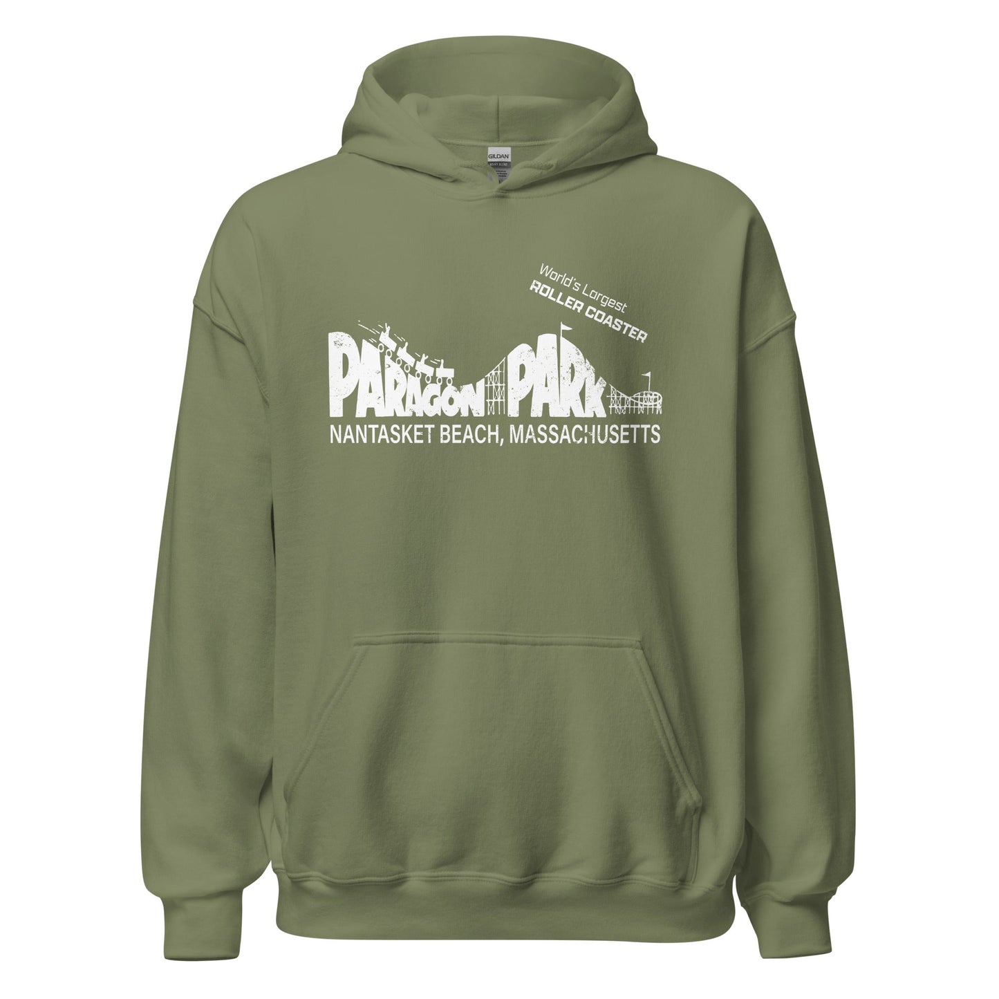 Paragon Park Hoodie - Nantasket Beach, Hull MA | Vintage Amusement Park Sweatshirt