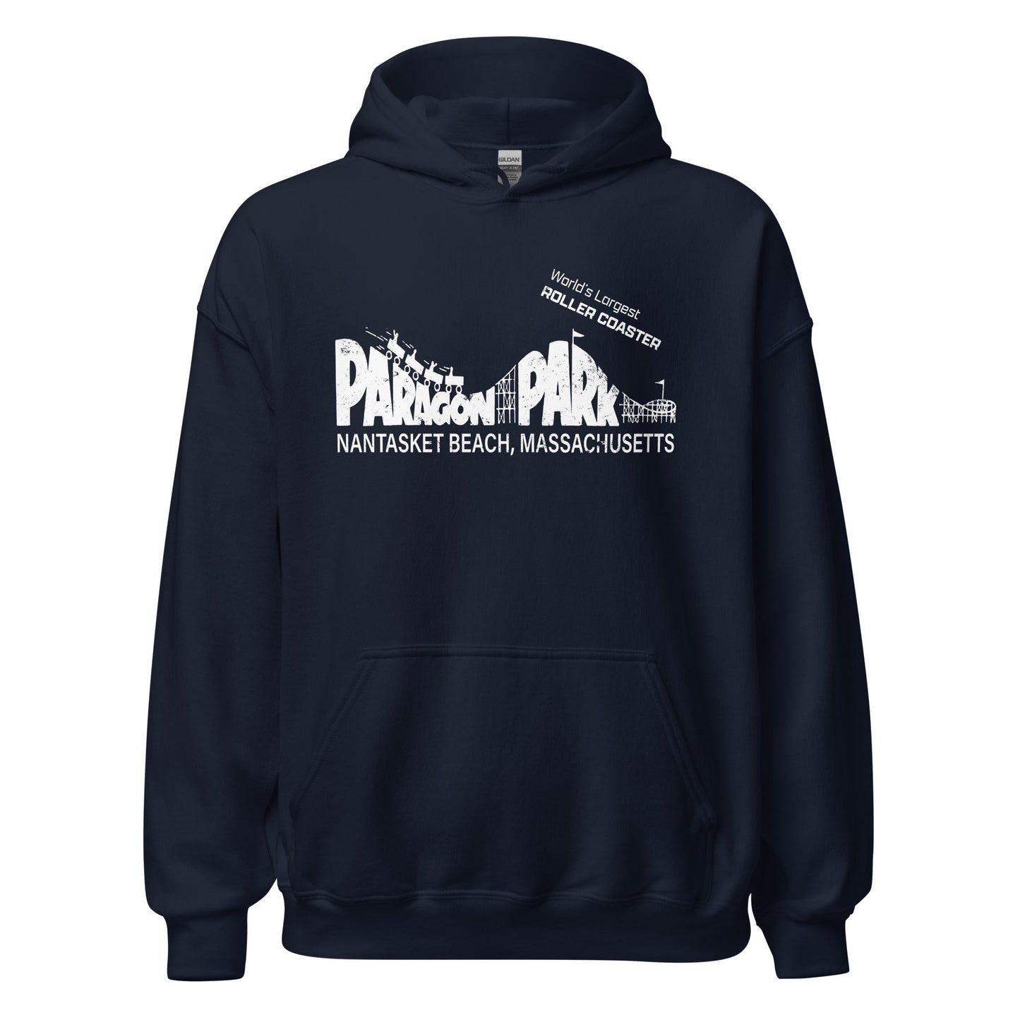 Paragon Park Hoodie - Nantasket Beach, Hull MA | Vintage Amusement Park Sweatshirt
