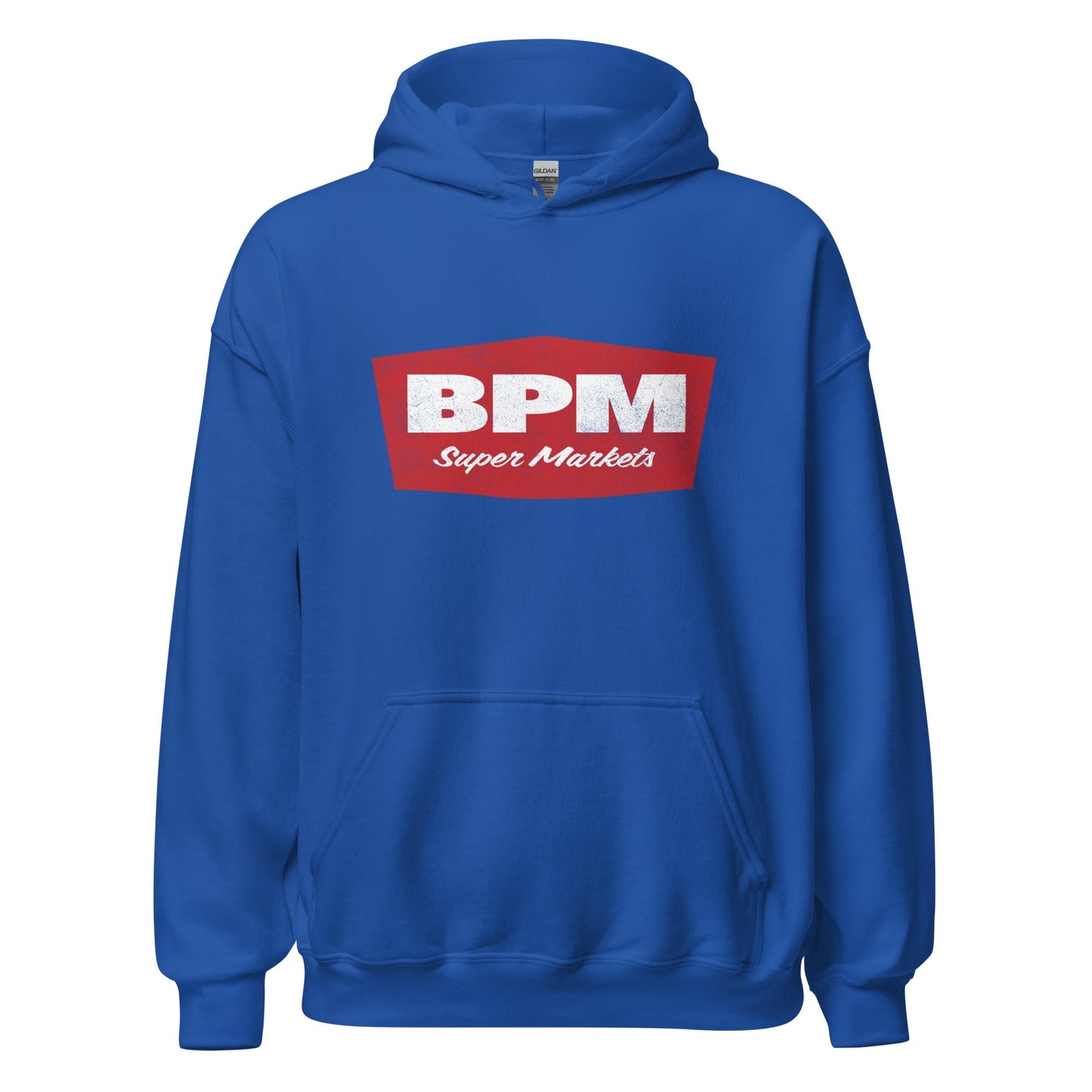 BPM Hoodie - Brockton Public Market Retro 1970s Throwback Sweatshirt