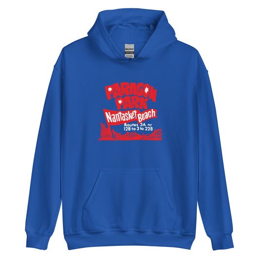 Paragon Park Hoodie - Nantasket Beach, Hull MA | Vintage Amusement Park Sweatshirt