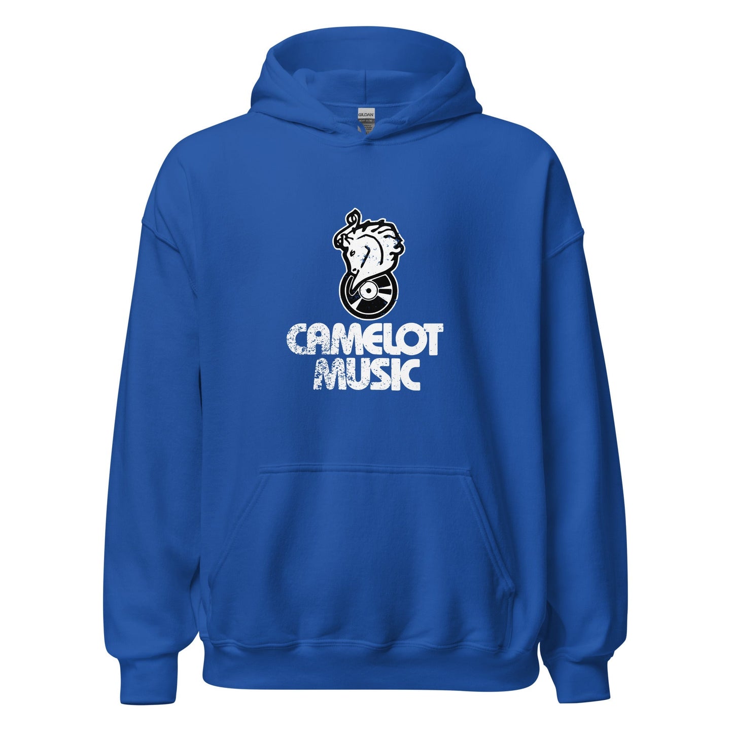 Camelot Music Hoodie - Vintage Retro Record Music Store Sweatshirt