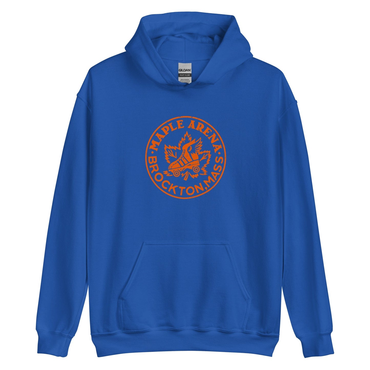 Maple Arena Hoodie - Brockton, MA | Retro Roller Skating Rink Vintage Graphic Sweatshirt