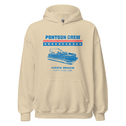 Bass River Pontoon Hoodie - Cape Cod | Mens & Womens Graphic Sweatshirt