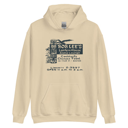 Bob Lee's Islander Hoodie - Boston, MA | Retro Tiki Bar Lounge Sweatshirt