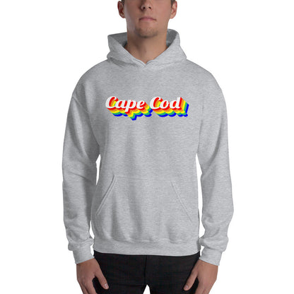 Cape Cod Rainbow Hoodie - Cape Cod, Massachusetts | Mens & Womens Sweathshirt