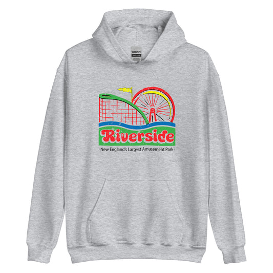 Riverside Amusement Park Hoodie - Agawam, MA | Vintage Graphic Sweatshirt