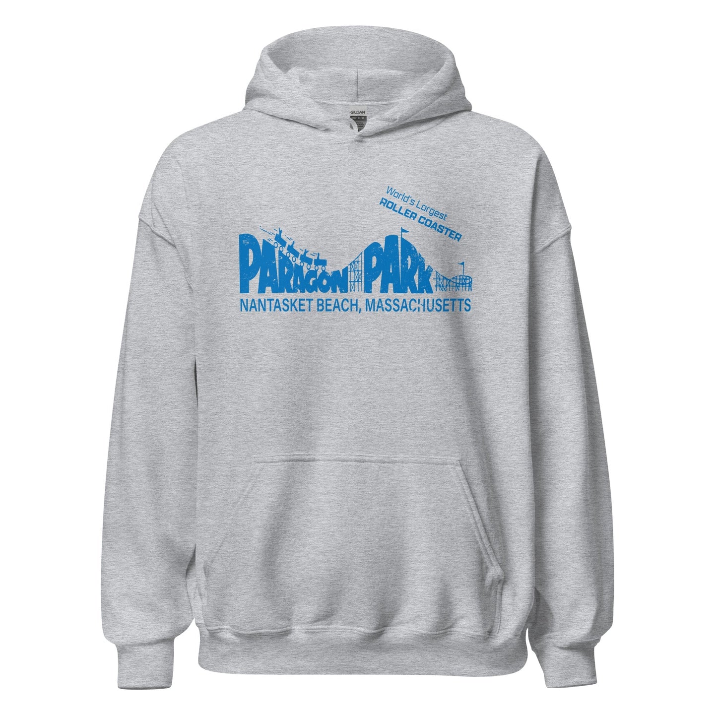 Paragon Park Hoodie - Nantasket Beach, Hull MA | Vintage Amusement Park Sweatshirt