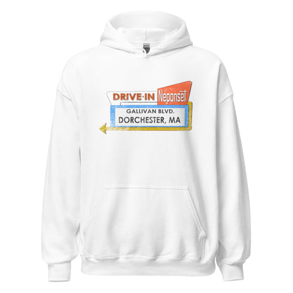 Neponset Drive-In Hoodie - Dorchester, MA | Vintage Mens & Womens Sweatshirt