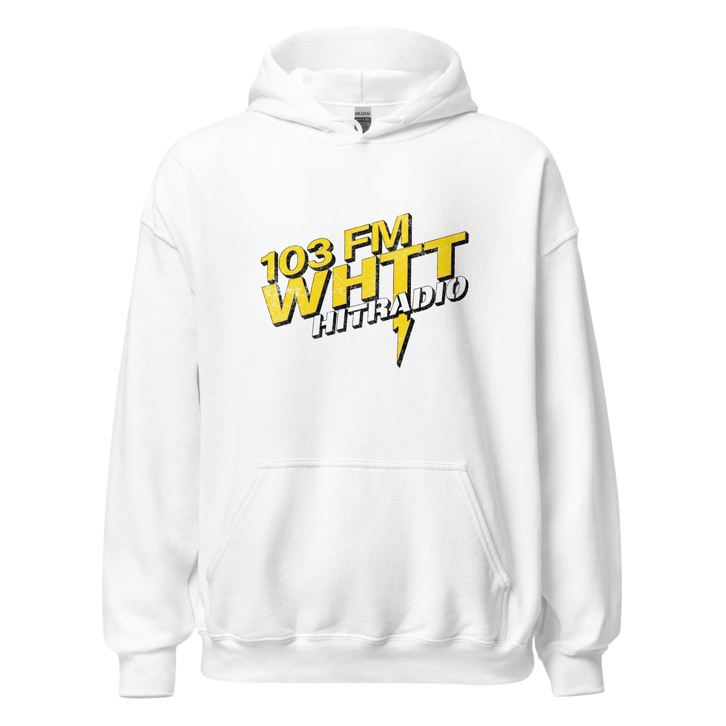 WHTT Hoodie - Old School Boston Rock Radio Vintage Sweatshirt