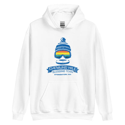 Chemung Hill Sledding Hoodie - Stoughton, MA | Mens & Womens Graphic Sweatshirt