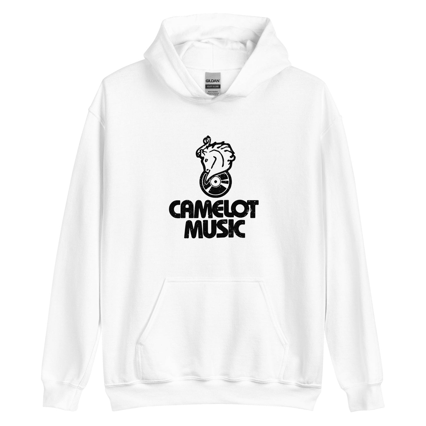 Camelot Music Hoodie - Vintage Retro Record Music Store Sweatshirt