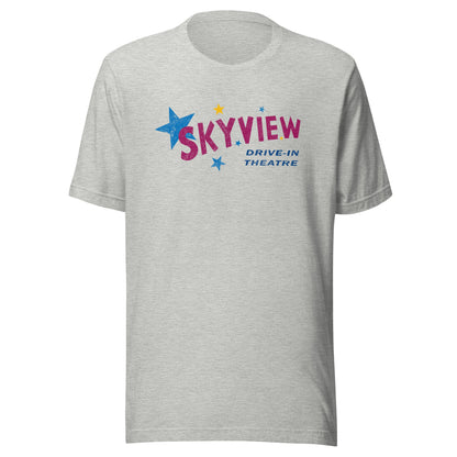 Skyview Drive-in Theatre Retro 1980s T-Shirt - Brockton, MA | Vintage Mens & Womens Old School Tee