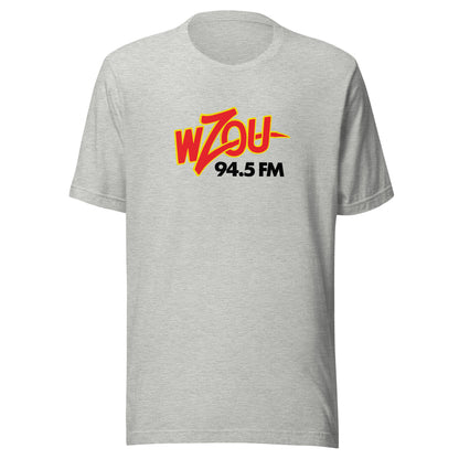 WZOU 94.5FM T-Shirt - Classic 1990s Boston Radio Old School Throwback Tee