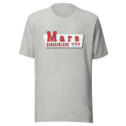Mars Bargainland USA T-Shirt - New Bedford, MA | Vintage Mens & Womens Retro Tee