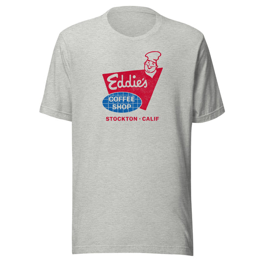 Eddie's Coffee Shop T-Shirt - Stockton, CA - Retro 50s Diner Tee