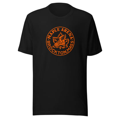 Maple Arena T-Shirt - Brockton, MA | Retro Roller Skating Rink Vintage Graphic Tee