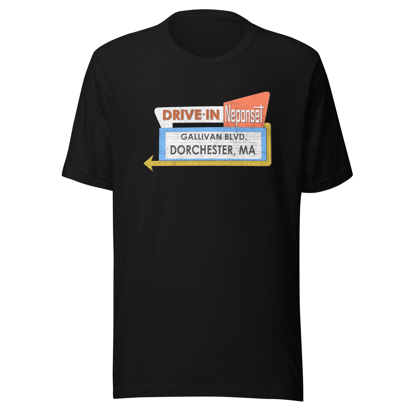 Neponset Drive-In T-Shirt - Dorchester, MA | Retro Old School Tee