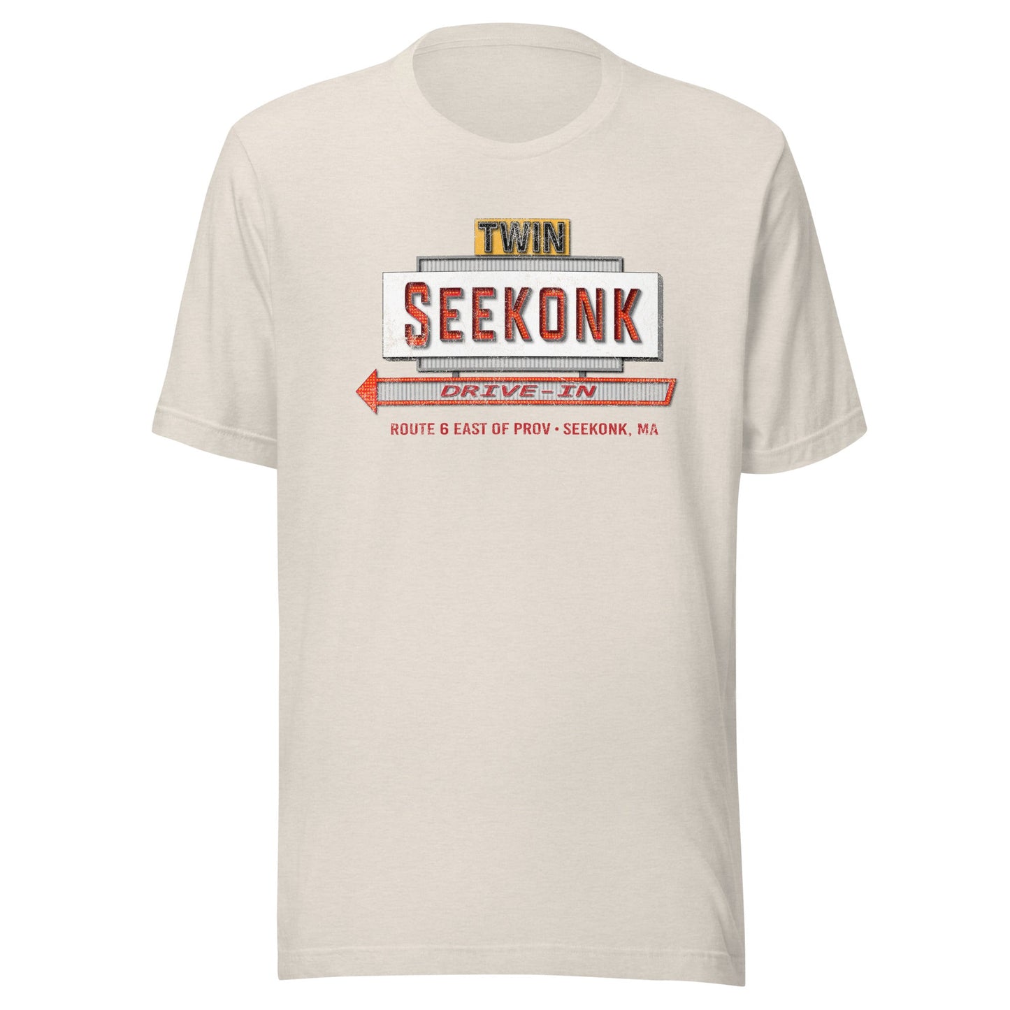 Seekonk Twin Drive In T Shirt - Seekonk, MA | Retro Drive In Tee