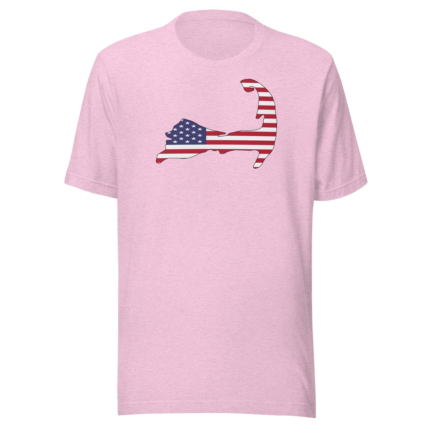 Cape Cod American Flag Patriotic T-Shirt - 4th Of July | Massachusetts
