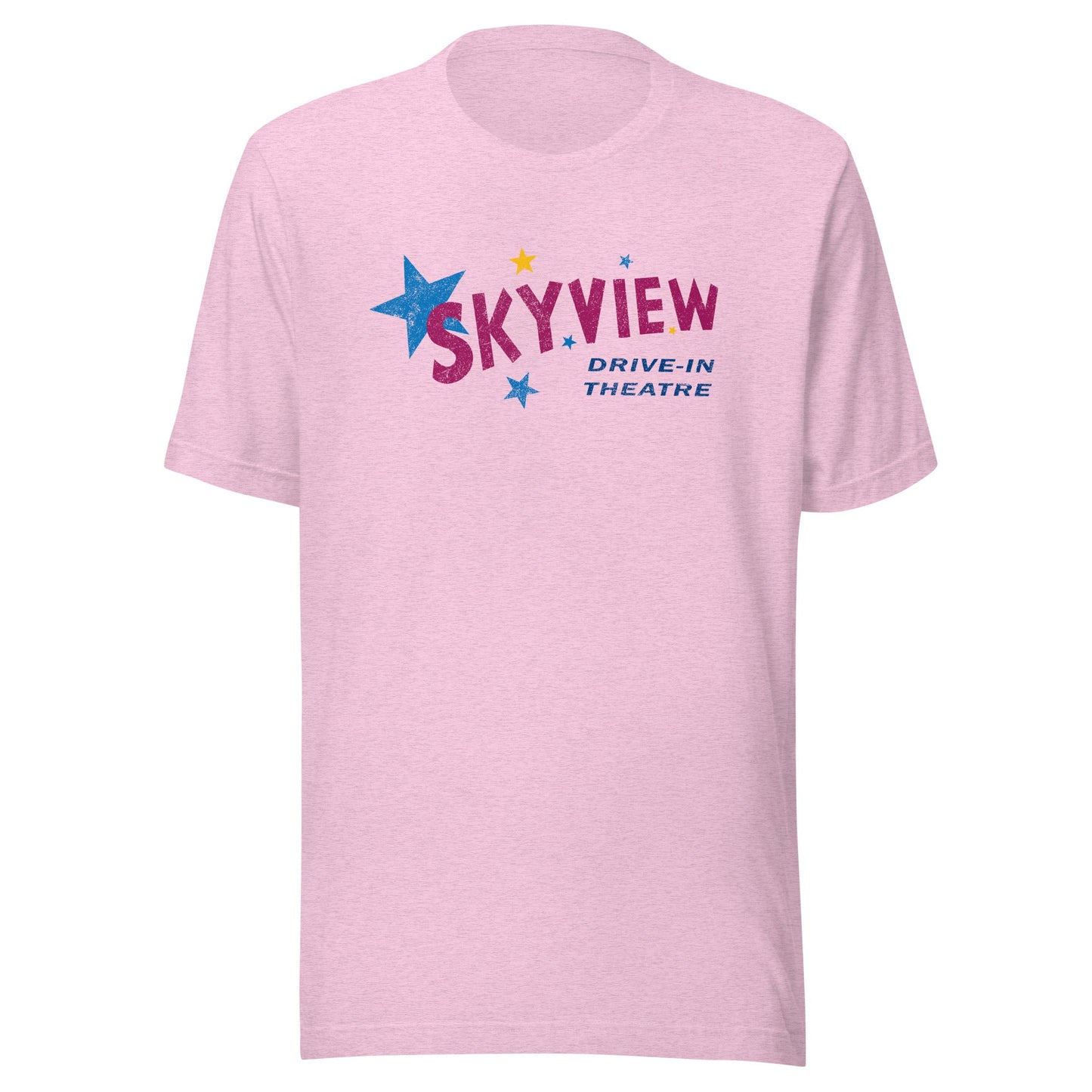 Skyview Drive-in Theatre Retro 1980s T-Shirt - Brockton, MA | Vintage Mens & Womens Old School Tee