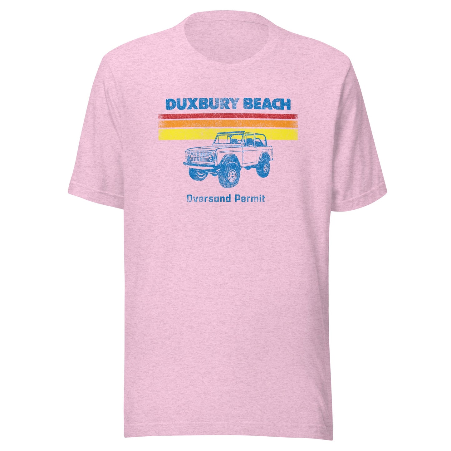 Duxbury Beach Oversand T-Shirt - Retro Jeep Beach Tee
