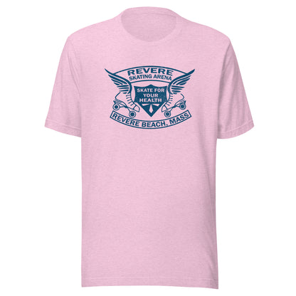 Revere Beach Retro Roller Skating T-Shirt | Vintage Mens & Womens Graphic Tee