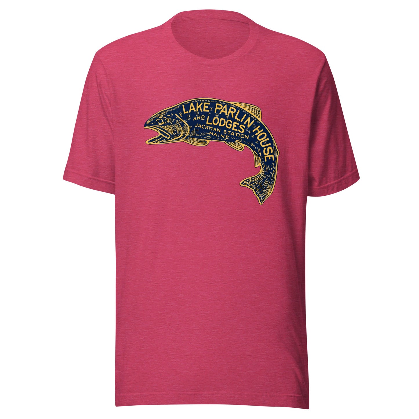 Maine Fishing T-Shirt - Lake Parlin Lodge Jackman Station, ME | Fishing & Hunting Tee