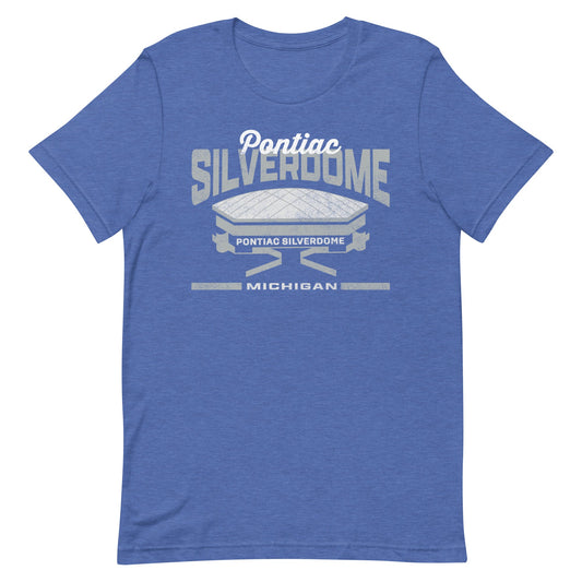 Pontiac Silverdome T-Shirt - Retro Football Lions Stadium Vintage Michigan Tee