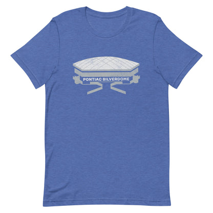 Pontiac Silverdome T-Shirt - Retro Football Lions Stadium Vintage Michigan Tee