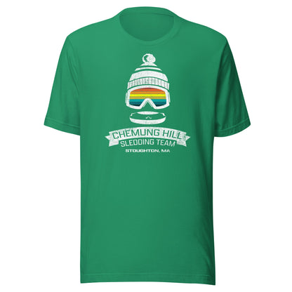 Chemung Hill T Shirt - Stoughton, MA | Sledding Team