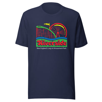 Riverside Amusement Park T Shirt - Agawam, MA | Retro Amusement Park Tee