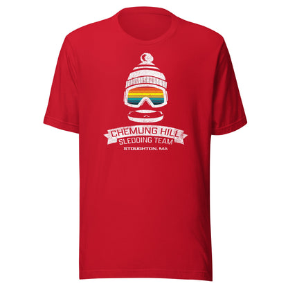 Chemung Hill T Shirt - Stoughton, MA | Sledding Team