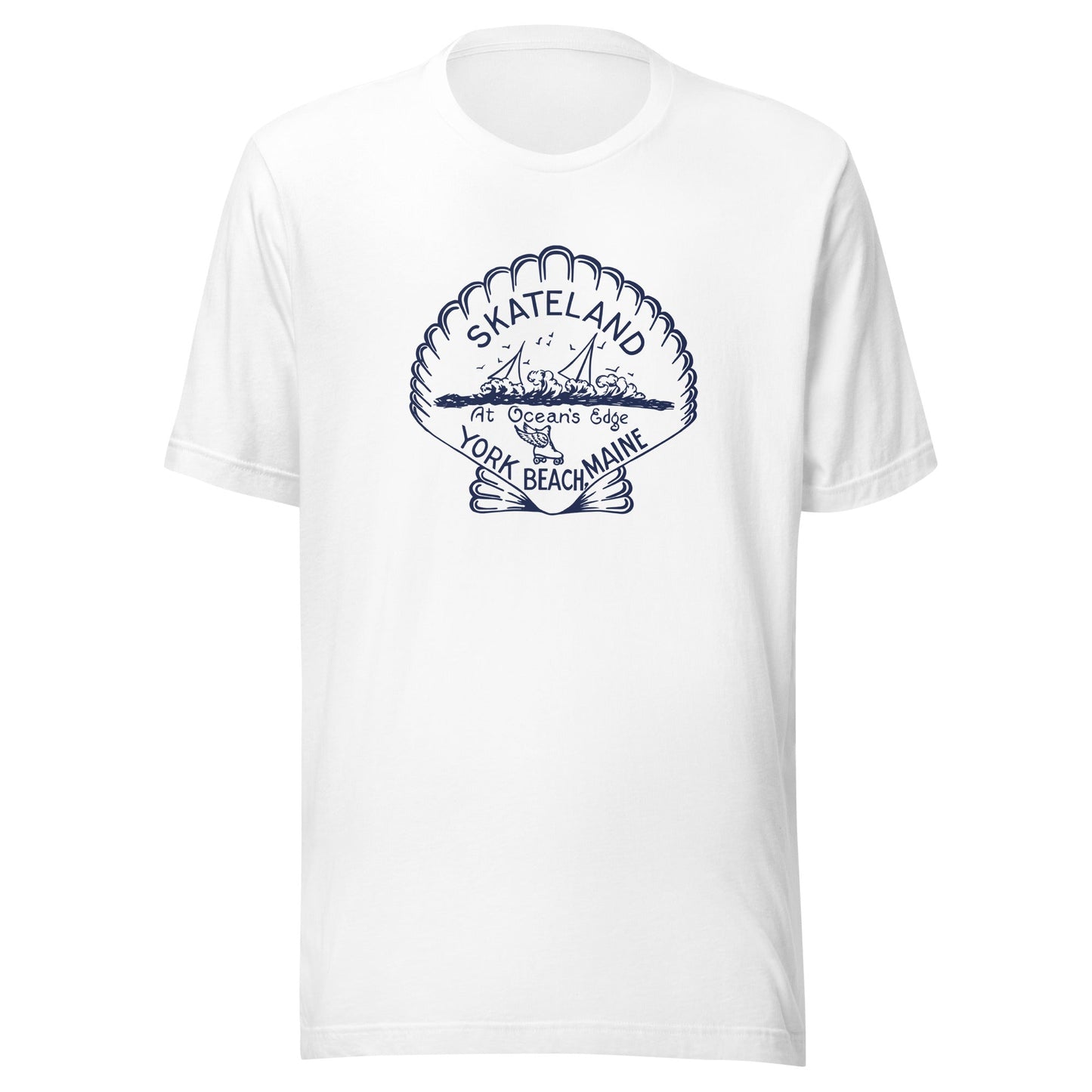 Skateland T-Shirt - York Beach, ME Oceans Edge | Retro Maine Roller Rink Tee